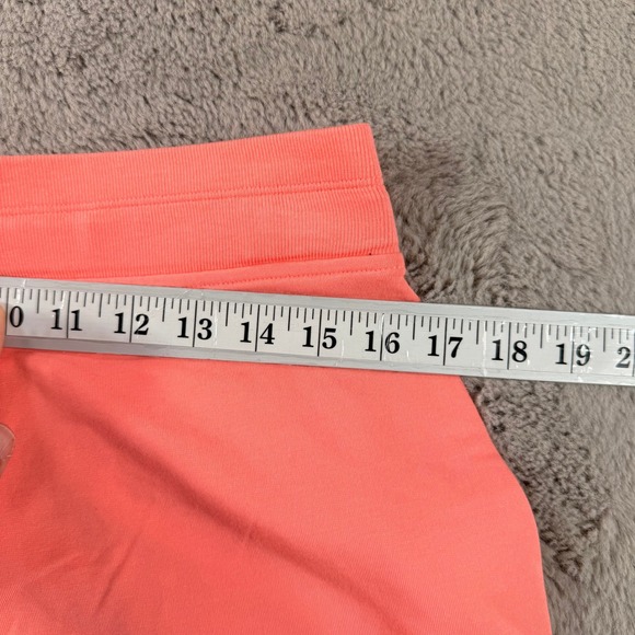 NWT Athleta Balance 4" Shortie Coral Pink Nirvana Fabric Shorts Women M Yoga Gym - Picture 4 of 10